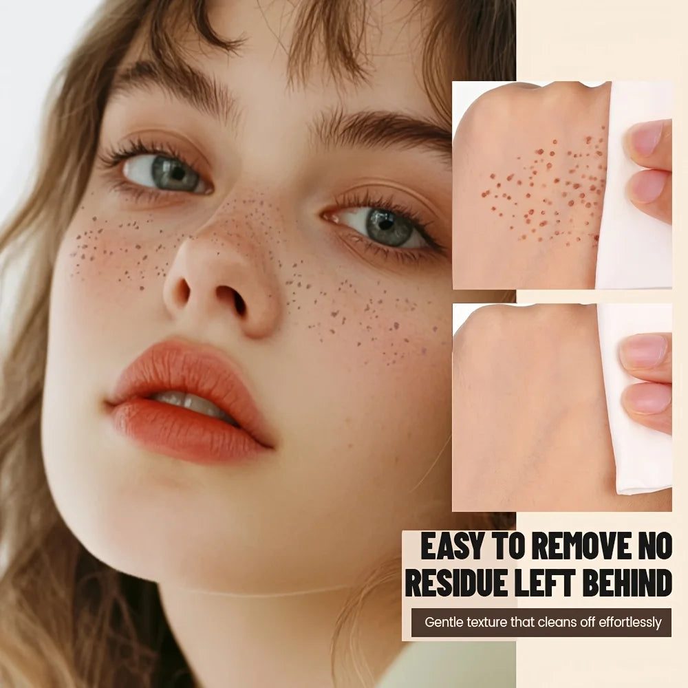 Freckle Stamp Makeup Pen - Waterproof, Natural-Looking Freckles, Long-Lasting and Sweatproof, Ideal for Beginners