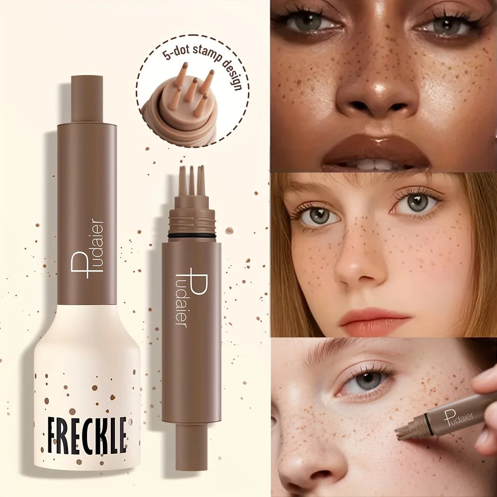 Freckle Stamp Makeup Pen - Waterproof, Natural-Looking Freckles, Long-Lasting and Sweatproof, Ideal for Beginners